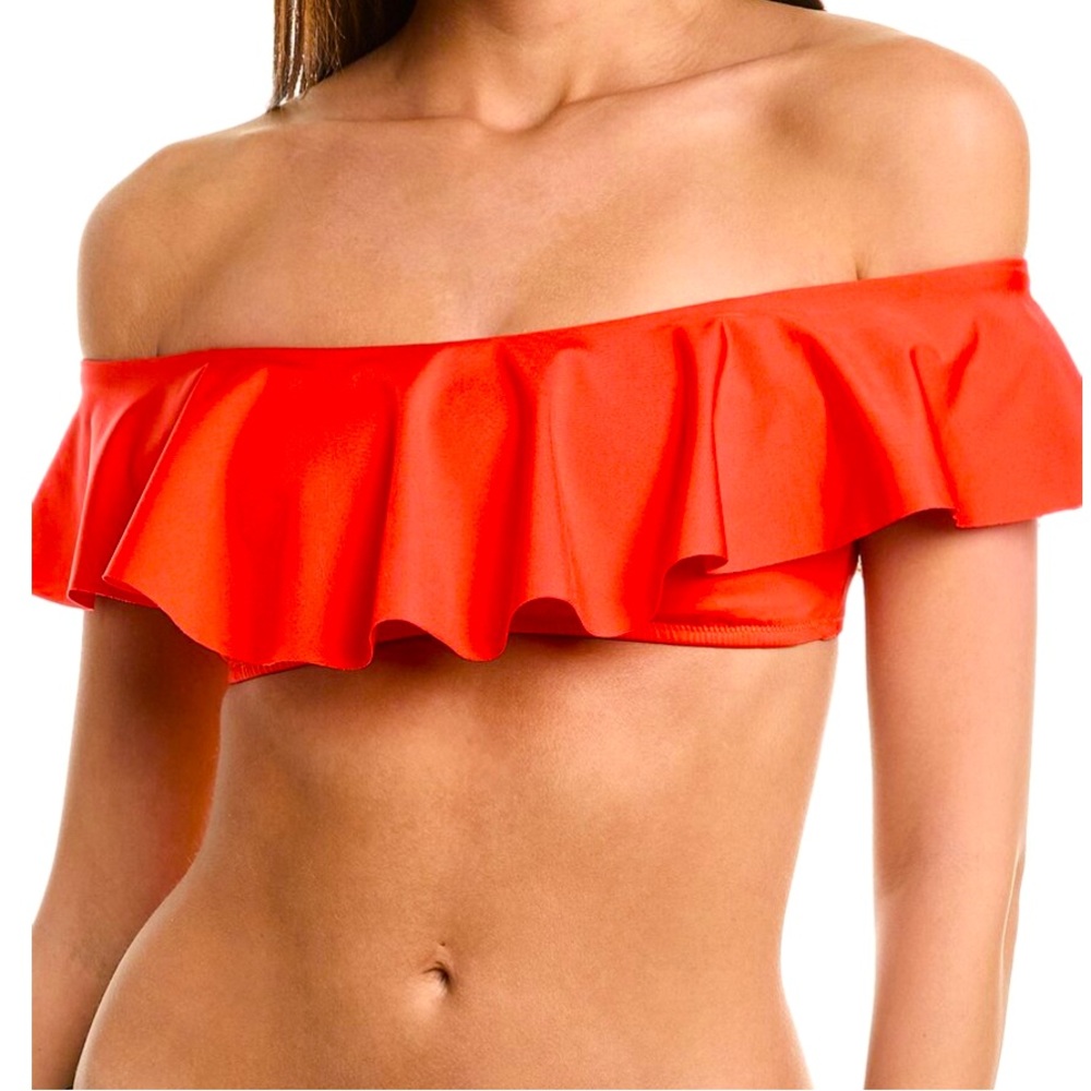 Trina Turk Off the Shoulder Bikini Top Size 6